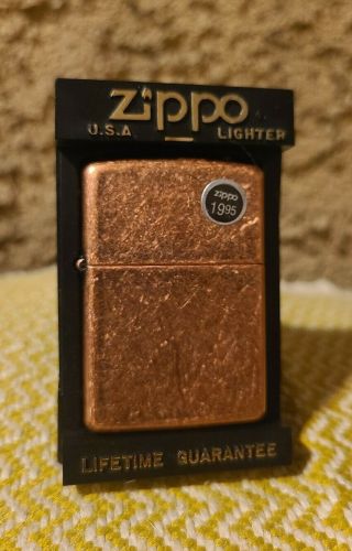 1994 Antique Copper Zippo Lighter Rare