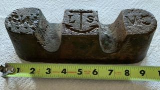Rare Antique Pewabic Shipwreck Copper Ingot,  Michigan Copper Country