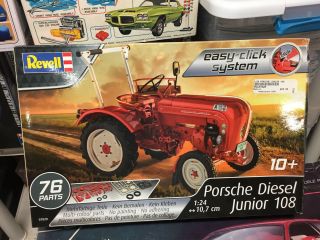 Revell Of Germany Porsche Diesel Junior 108 Tractor - Open,  Complete & Unbuilt