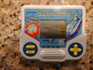 Rare Tiger Sub Wars Still Vintage Handheld Electronic Tabletop Video Game