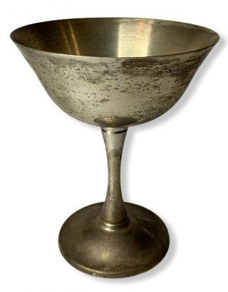 Vintage Jolem Silver Plate Goblet Chalice Wine Champagne Cup Ds