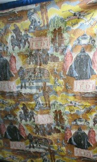 Vintage - Star Wars - Return Of The Jedi Blanket (size: Twin)
